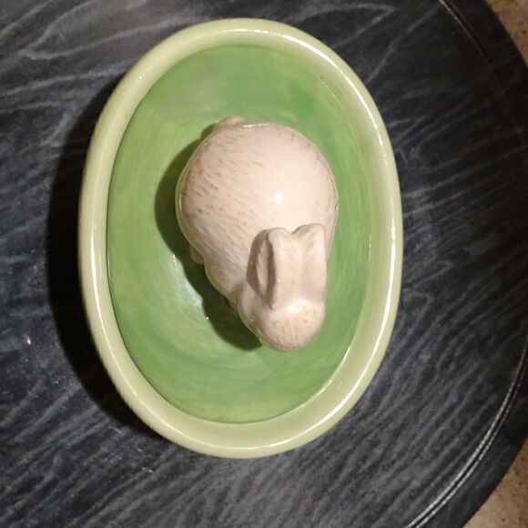 👍 Easter Candy Dish Bunny Rabbit C2 - Picture 4 of 7